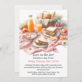  Valentijn's Day picknick liefde in de lucht Kaart (Voorkant / Achterkant)
