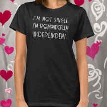 Valentijn's Day Single Grappig Quote Monogram geze