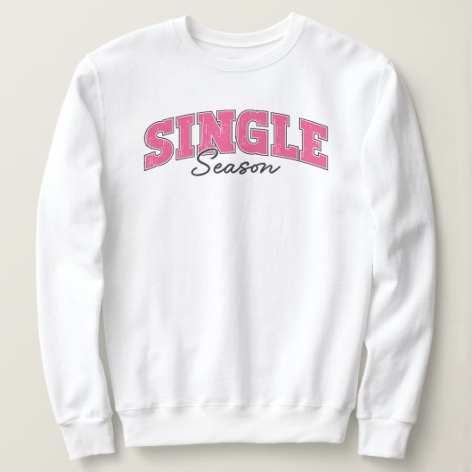 Valentijn's Day single shirt, Valentijns's geschen Trui (Design voorkant)