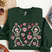 Valentijn's Day skeleton shirt, geschenk van Valen Trui