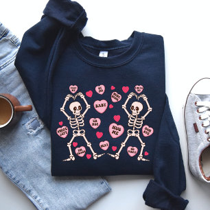 Valentijn's Day skeleton shirt, geschenk van Valen Trui