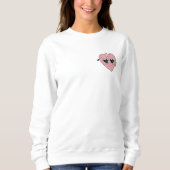 Valentijn's Day Sweatshirt Terug & Front print (Voorkant)
