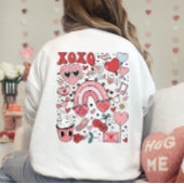 Valentijn's Day Sweatshirt Terug & Front print