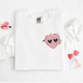 Valentijn's Day Sweatshirt Terug & Front print