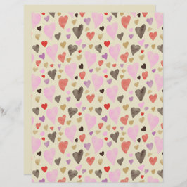 Valentijn's Day Sweetheart Flat Paper Sheet II