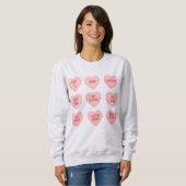 Valentijn's Day T-shirt met hart en ziel (Voorkant volledig)