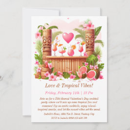 Valentijn's Day Tiki Cocktail Party Uitnodiging