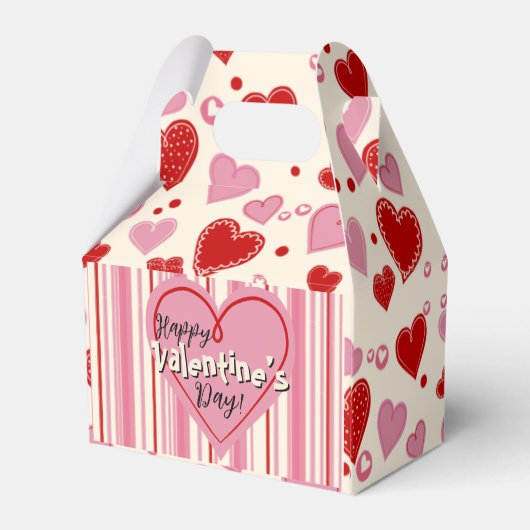 Valentijn's Day Treat Gunst Box Bedankdoosjes (Achterkant)