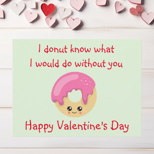 Valentijns Donut Wat ik Zou Doen Zonder Jou Briefkaart