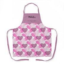 Valentijns doorzichtig hartspatroon