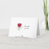 Valentijns en trouwkaarten feestdagen kaart (Achterkant)