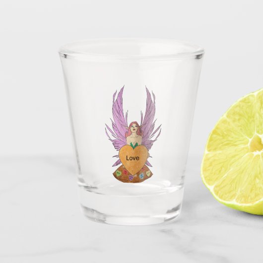 Valentijns Fee Shot Glas (Voorkant)