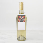 Valentijns Flamingo Flessenhanger (Op fles)