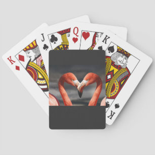 Valentijns Flamingo Pokerkaarten