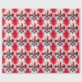 Valentijns Fleur De Lis Cadeaupapier (Vlak)
