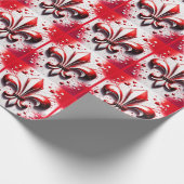 Valentijns Fleur De Lis Cadeaupapier (Hoek)