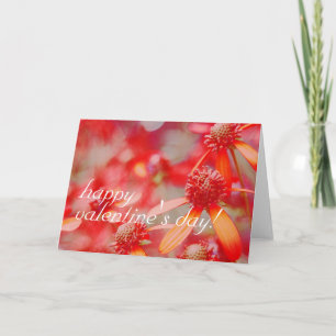 Valentijns' Floral Feestdagen Kaart