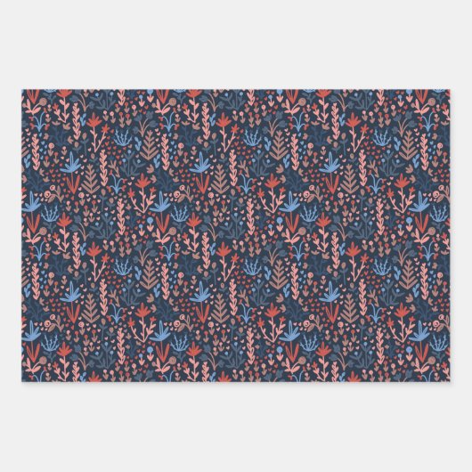 Valentijns' Floral Inpakpapier Vel (Voorkant 3)