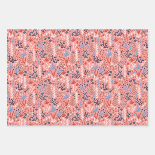 Valentijns' Floral Inpakpapier Vel (Voorkant 2)