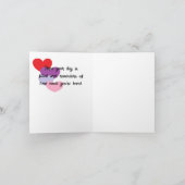 Valentijns G Card: Grootste Moeder & Vader Feestdagen Kaart (Binnen)