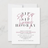 Valentijns Galentijn's Day wijnproeverij Kaart (Voorkant)