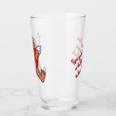 Valentijns glaswerk met gepersonaliseerde Cupid Ar Glas (Links)