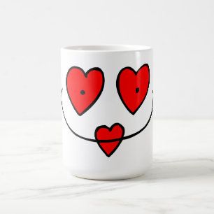 Valentijns glimlach koffiemok