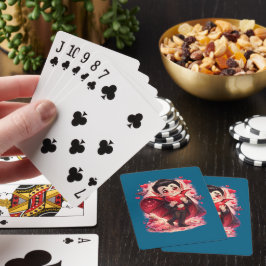 Valentijns grappige Dracula  Pokerkaarten