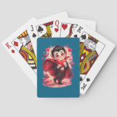 Valentijns grappige Dracula Pokerkaarten (Achterkant)