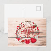 Valentijns Groet Briefkaart (Voorkant / Achterkant)