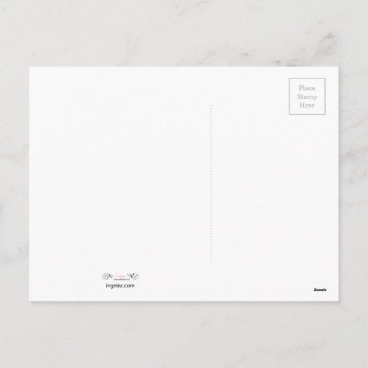 Valentijns HAPPY met rood hart Feestdagenkaart (Achterkant)