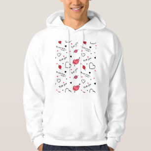 Valentijns harten pijl naadloos hoodie