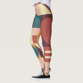 Valentijns hartontwerp, abstracte achtergrond. leggings (Links)