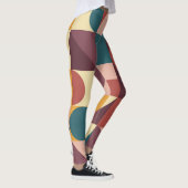 Valentijns hartontwerp, abstracte achtergrond. leggings (Rechts)