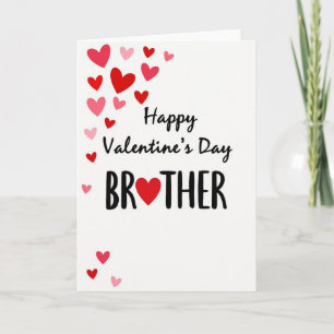 Valentijns Hartpatroona Kaart voor Broer