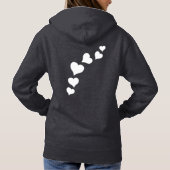 Valentijns Hoodies Valentijns's Love Hooded Shirte (Achterkant)