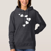 Valentijns Hoodies Valentijns's Love Hooded Shirte (Voorkant)