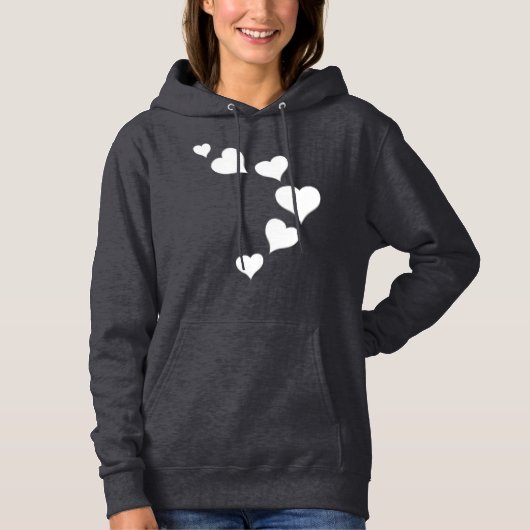 Valentijns Hoodies Valentijns's Love Hooded Shirte (Voorkant)