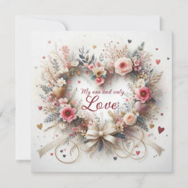 Valentijns is mijn enige kaart