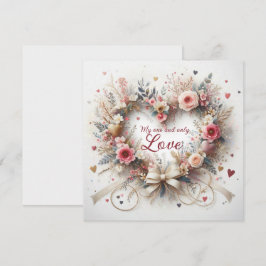Valentijns is mijn enige kaart