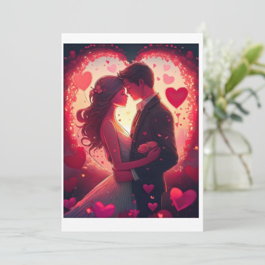 Valentijns kaart (Staand voorkant)