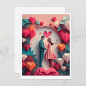 Valentijns kaart (Voorkant / Achterkant)