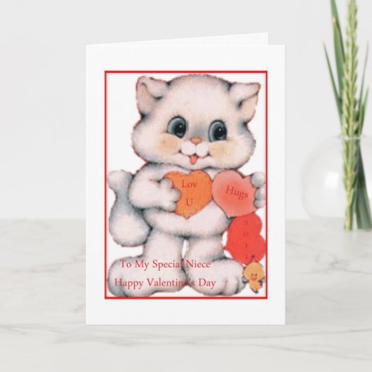 Valentijns Kaart voor nichtje (Voorkant)