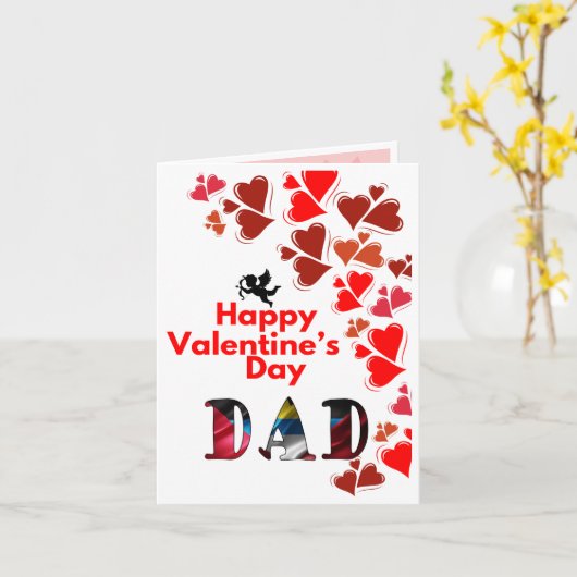 Valentijns Kaart voor vaders (Antigua en Barbados) (Gele Bloem)