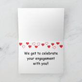 Valentijns Kaart voor verloofd paar (Binnen)