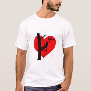 Valentijns kaartcadeau voor artiest/boomchirurgen t-shirt