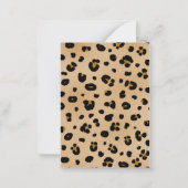 Valentijns Kaarten - Set van 100 - Leopard Print Notitiekaartje (Achterkant)