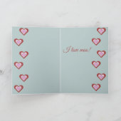 Valentijns koe kaart (Binnen)