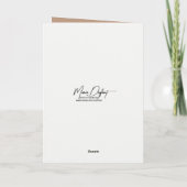 Valentijns konijn met chocoladehart feestdagen kaart (Achterkant)