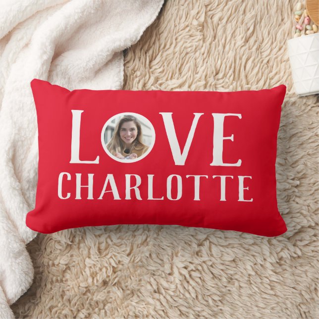 Valentijns  Koppel Hart Aangepaste gepersonaliseer Kussen (Deken)